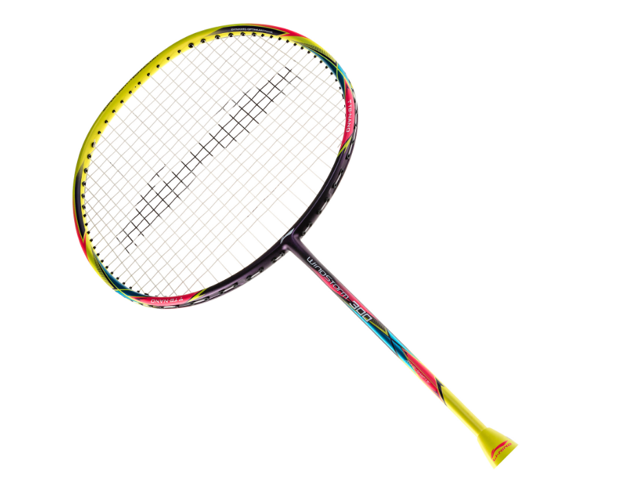 Lining Racket 300 Li Ning Extra-Skill Windstorm 300 Unstrung Badminton Racket (Yellow ...
