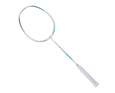 Li-Ning Turbo Charging 10B badminton Racket (White/Blue) [AYPQ024]